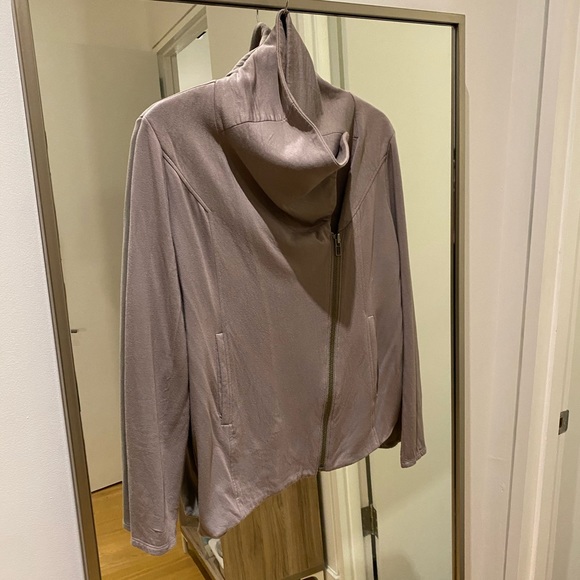 Helmut Lang Jersey Biker Jacket - Picture 7 of 13